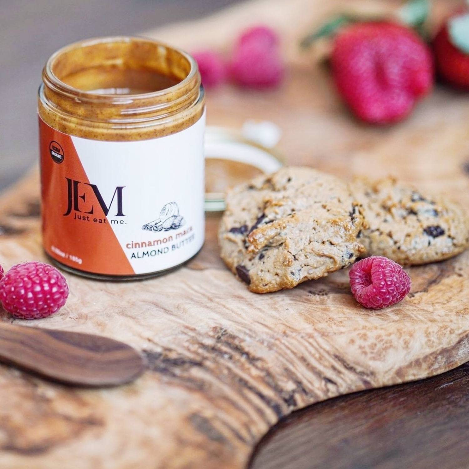 Amazon.com : JEM Organics Cinnamon Maca Sprouted Almond Nut Butter